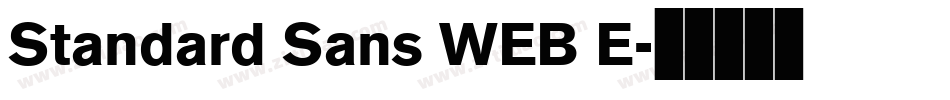 Standard Sans WEB E字体转换